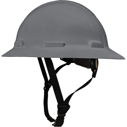 Casque de s&eacute;curit&eacute; &agrave; bordure compl&egrave;te LIDGUARD avec mentonni&egrave;re, R&eacute;pond aux normes CSA type 2, Suspension Rochet, Ventil&eacute; Groupe Belzile Dickner