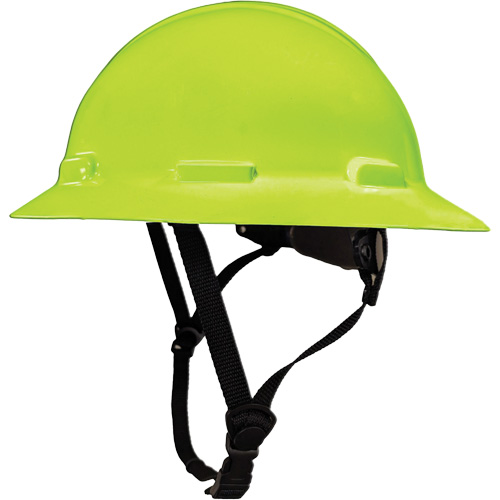Casque de s&eacute;curit&eacute; &agrave; bordure compl&egrave;te LIDGUARD avec mentonni&egrave;re, R&eacute;pond aux normes CSA type 1, Suspension Rochet, Ventil&eacute; Groupe Belzile Dickner