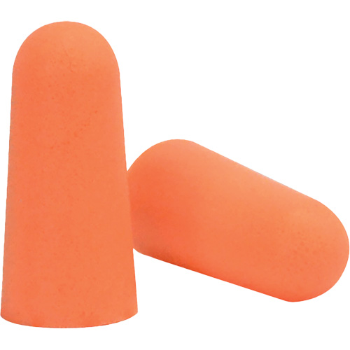 SEALTEC33 Orange Disposable Foam Earplugs, Bulk - Polybag Groupe Belzile Dickner