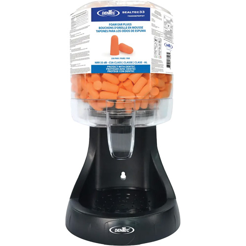 Poste de distribution de bouchons d'oreilles en mousse SEALTEC33 Groupe Belzile Dickner