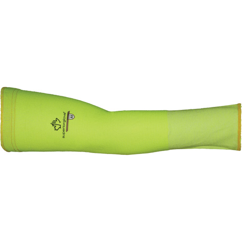 Max KTX1HV Cut-Resistant Sleeve, X-Large, TenActiv, 18", ASTM ANSI Level A9, High Visibility Yellow Groupe Belzile Dickner