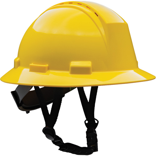Casque de s&eacute;curit&eacute; &agrave; bord complet Kilimanjaro avec coque en PEHD, R&eacute;pond aux normes CSA type 2, Suspension Rochet, Ventil&eacute; Groupe Belzile Dickner