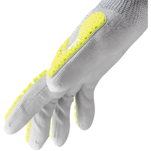 Gants antichocs Helix 3013IMP, 9/Grand, Paume en PEHP, Poignet &eacute;lastique Groupe Belzile Dickner