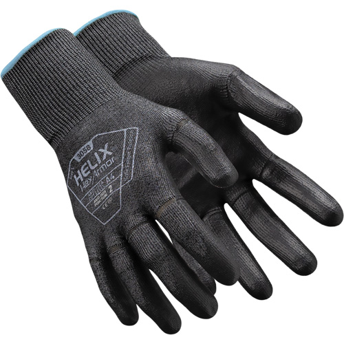 Gants d&eacute;chirables Helix 3058, 11/2T-Grand, Calibre 18, Rev&ecirc;tement Polyur&eacute;thane, ASTM ANSI niveau A4/EN 388 niveau D Groupe Belzile Dickner