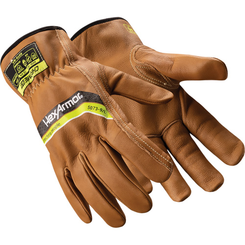 Gants homologu&eacute;s contre les arcs &eacute;lectriques Chrome SLT 5073, 8/Moyen, 45 cal/cm², Niveau 4 Groupe Belzile Dickner