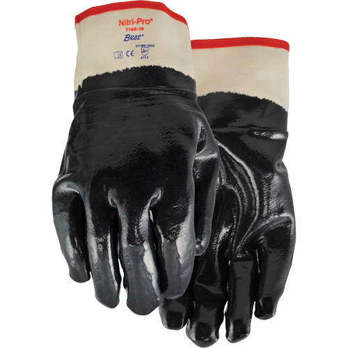 Gants enduits Nitri-Pro, 9/Grand, R&ecirc;vetement Nitrile, Enveloppe en Jersey/Coton Groupe Belzile Dickner