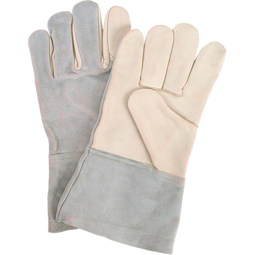 Gants de travail d'usage standard, Grand, Paume en Cuir fleur de vache Groupe Belzile Dickner