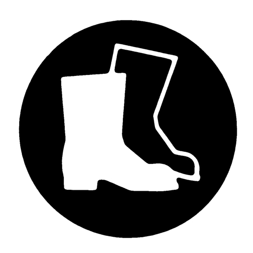 &eacute;tiquettes avec pictogramme Right to Know - Combinaison pleine protection, Vinyle, Feuille, 5/8" lo x 3/4" la Groupe Belzile Dickner