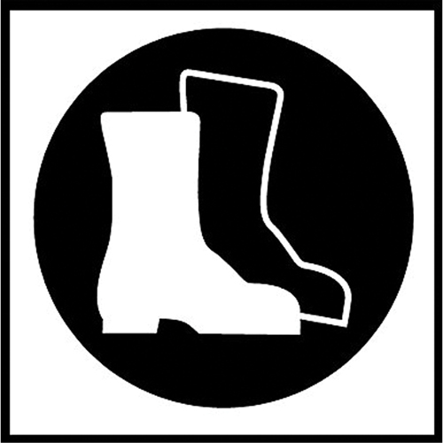 &eacute;tiquettes avec pictogramme Right to Know - Bottes, Vinyle, Feuille, 5/8" lo x 3/4" la Groupe Belzile Dickner