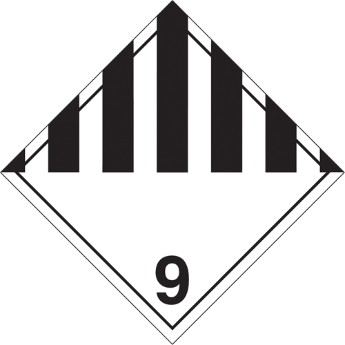 Miscellaneous Danger TDG Placard, Adhesive Vinyl Groupe Belzile Dickner