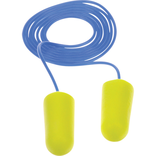 E-A-Rsoft Yellow Neon Earplugs, Bulk - Polybag, Corded Groupe Belzile Dickner