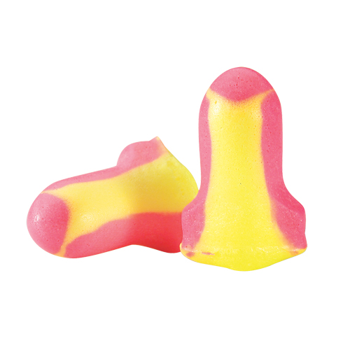Bouchons d'oreilles en mousse multicolores Laser Lite de Howard Leight, Paire - Sac en poly Groupe Belzile Dickner