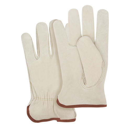Gants pour conducteurs &agrave; ajustement serr&eacute;, Grand, Paume en Cuir fleur de vache Groupe Belzile Dickner