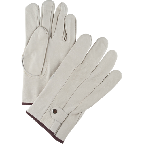 Gants de cordeur d'usage standard, Grand, Paume Cuir fleur de vache Groupe Belzile Dickner