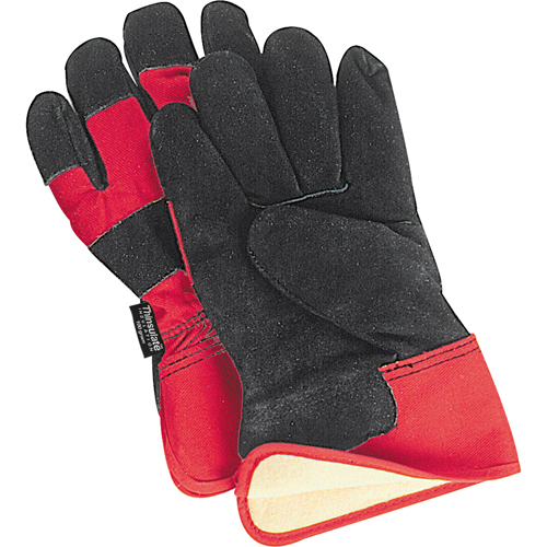 Superior Warmth Winter-Lined Fitters Gloves, Large, Split Cowhide Palm, Thinsulate Inner Lining Groupe Belzile Dickner