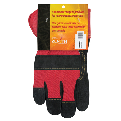 Superior Warmth Winter-Lined Fitters Gloves, Large, Split Cowhide Palm, Thinsulate Inner Lining Groupe Belzile Dickner