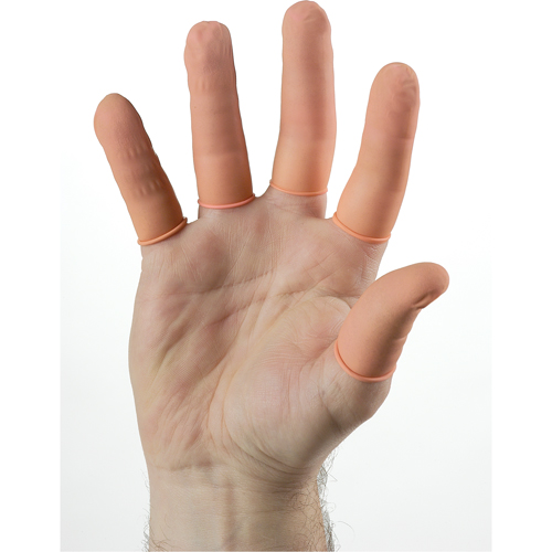 Doigtiers antistatiques en latex pour salles propres QRP Groupe Belzile Dickner