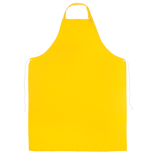 PVC Apron, PVC, Yellow, 35" W x 45" L Groupe Belzile Dickner