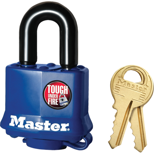 Weather-Resistant Padlock, Keyed Different, Laminated Steel, 1-9/16" Width Groupe Belzile Dickner