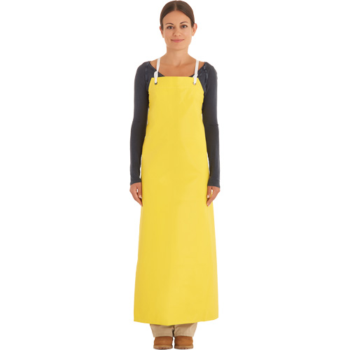 Reinforced Heavy-Duty Apron, Neoprene, 45" L x 35" W, Yellow Groupe Belzile Dickner