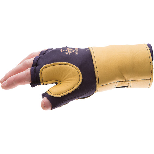 Premium Impact & Repetitive Strain Protective Right-Hand Glove, Size X-Small, Grain Leather Palm Groupe Belzile Dickner