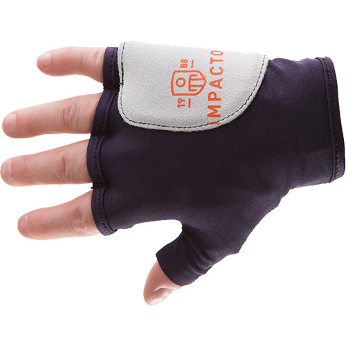Palm/Side Fingerless Protection Gloves - Right, X-Small, Suede Palm, Slip-On Cuff Groupe Belzile Dickner