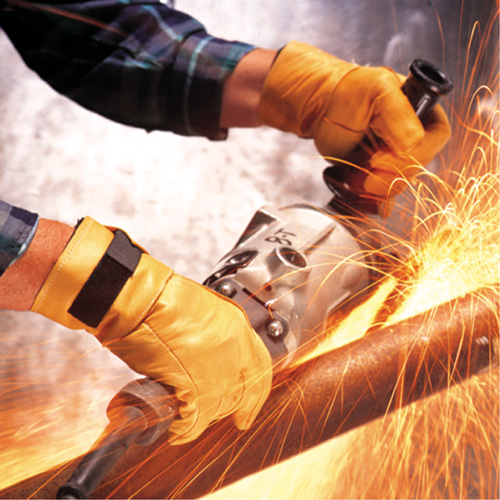 Gants antivibrations Air Glove, Taille T-petit, Paume Cuir fleur Groupe Belzile Dickner