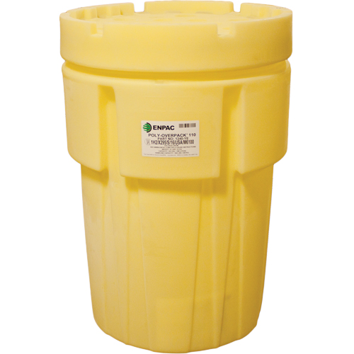 Poly-Overpack&reg; 110 Salvage Drum, 103 US gal., Stationary Groupe Belzile Dickner