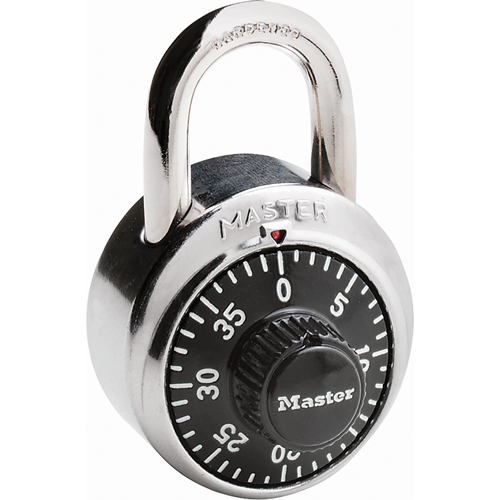 Padlock, Combination, Hardened Steel, 1-7/8" Width Groupe Belzile Dickner