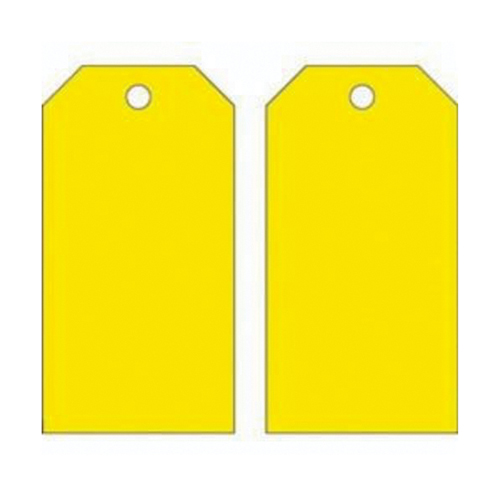 Blank Accident Prevention Tags, Metal, 3" W x 5-3/4" H Groupe Belzile Dickner