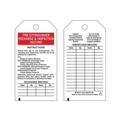 &eacute;tiquettes de rapport d'inspection, Polyester, 3" la x 5-3/4" h, Anglais Groupe Belzile Dickner
