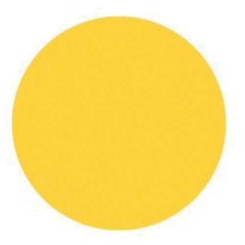 &eacute;tiquettes rondes inscriptibles, Cercle, 1,5" lo x 1,5" la, Jaune Groupe Belzile Dickner
