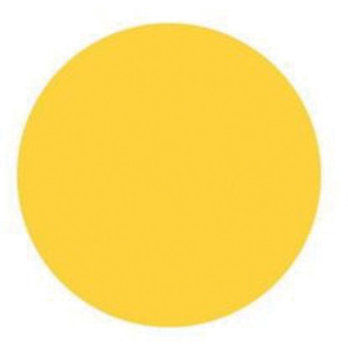 &eacute;tiquettes rondes inscriptibles, Cercle, 3" lo x 3" la, Jaune Groupe Belzile Dickner