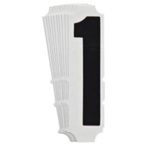 Quick-Align&reg; Individual Gothic Number and Letter Labels, 1, 4" H, Black Groupe Belzile Dickner