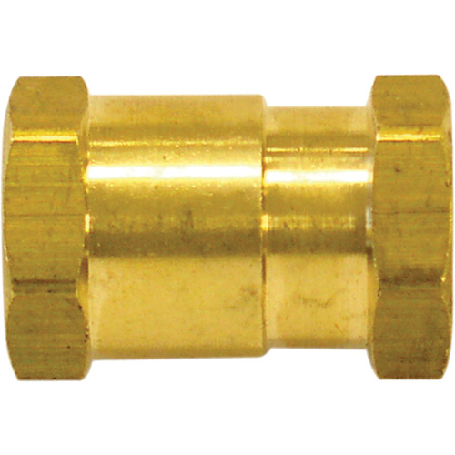 Female Hex Nipple, Brass Groupe Belzile Dickner