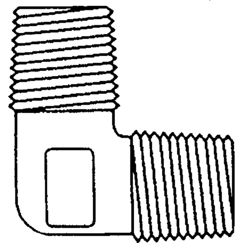 Raccord coude m&acirc;le 90 Groupe Belzile Dickner