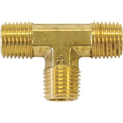 Raccords en T m&acirc;les, Laiton, 1/8" Groupe Belzile Dickner