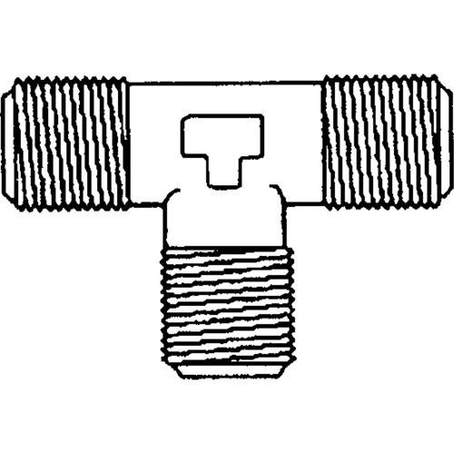 Raccords en T m&acirc;les, Laiton, 1/8" Groupe Belzile Dickner