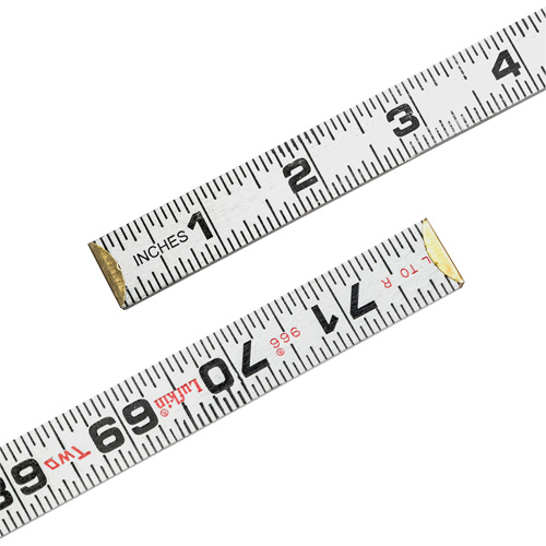 Red End&reg; Two Way&reg; Rule, 6' L, Wood, 1/16" Graduations Groupe Belzile Dickner