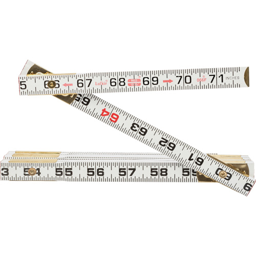 R&egrave;gle plate Red End, 6' lo, Bois Groupe Belzile Dickner