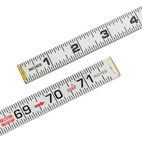R&egrave;gle plate Red End, 6' lo, Bois Groupe Belzile Dickner