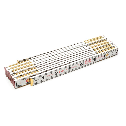 R&egrave;gle &agrave; pes&eacute;e Red End pour ing&eacute;nieur, 6' lo, Bois, Graduations de 1/16" Groupe Belzile Dickner