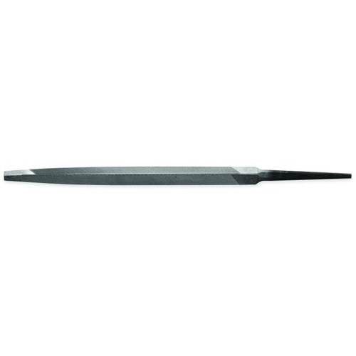 Lime pointue tr&egrave;s mince avec poign&eacute;e rouge, Triangle, 6", Simple Groupe Belzile Dickner