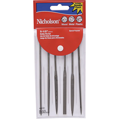 Limes ergonomiques miniatures, 6 pi&egrave;ces Groupe Belzile Dickner