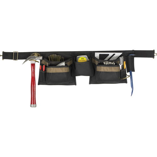 Ceinture &agrave; outils combin&eacute;e de luxe, Polyester, Noir Groupe Belzile Dickner