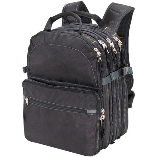 75-Pocket Tool Backpacks, 13" L x 17-1/2" W, Black, Nylon Groupe Belzile Dickner
