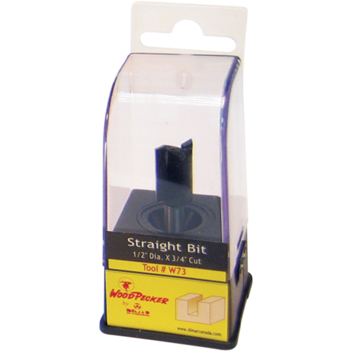 Woodpecker Carbide Bits, 3/16" Dia., 1/2" H, 1-7/8" L, 1/4" Shank Groupe Belzile Dickner