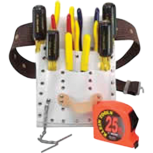 ENS OUTILS ELECTRICIEN A/POCHETTE CEINTURE, Cuir, Blanc Groupe Belzile Dickner