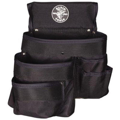 PowerLine Series 9-Pocket Tool Pouch, 1000 Denier Cordura&reg;, Black Groupe Belzile Dickner