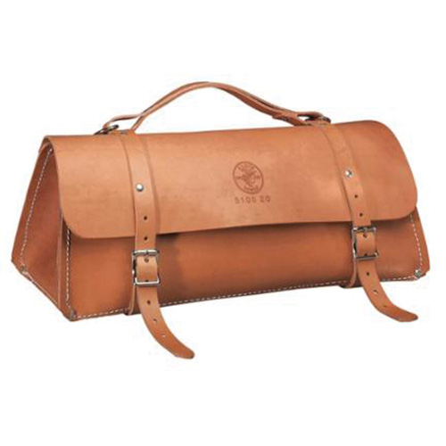 Sac de luxe en cuir de 20 po, Cuir, 1 pochettes, Brun Groupe Belzile Dickner
